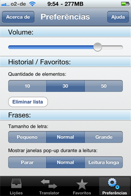 iSayHello dicionário de viagem App