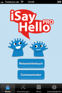 Neues Update unseres iSayHello Communicator Pro! 